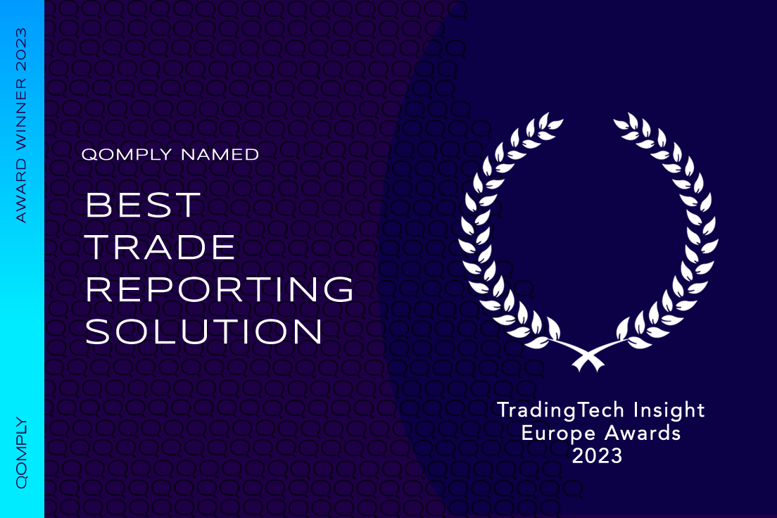 Qomply Wins Best Trade Reporting Solution 2023