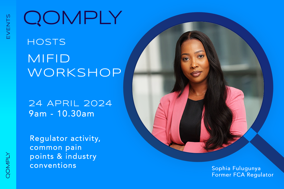 Register MiFID Qomply MiFID Workshop | 24 April 2024