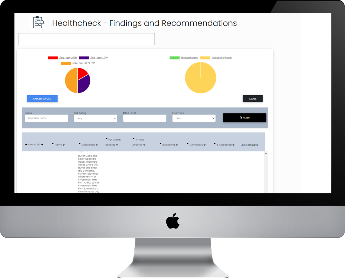 Emir refit healthcheck