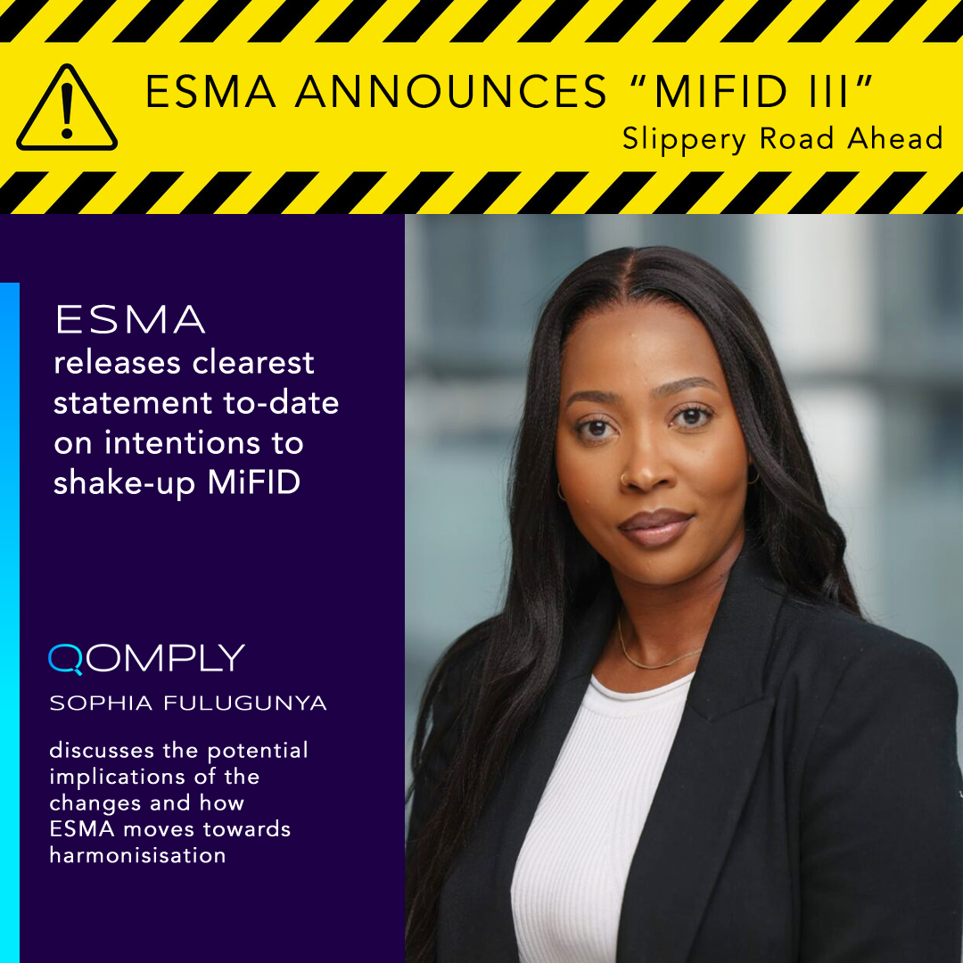 ESMA Announces MiFID III