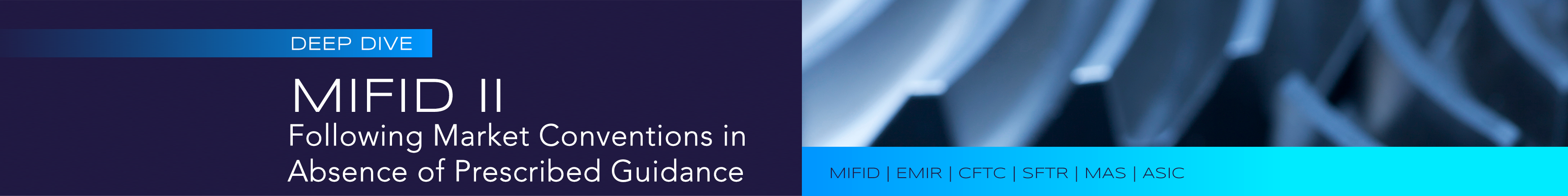 Qomply’s MiFID II DEEP DIVE