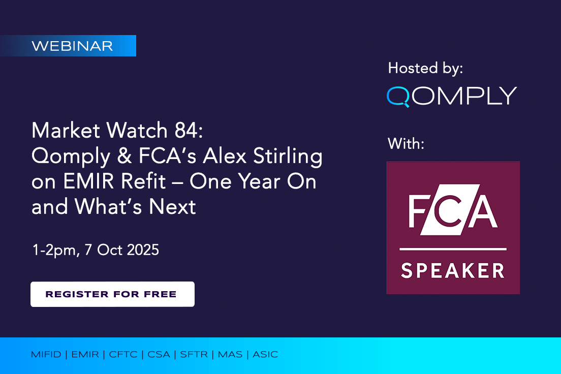 Qomply Hosts FCA on EMIR Refit